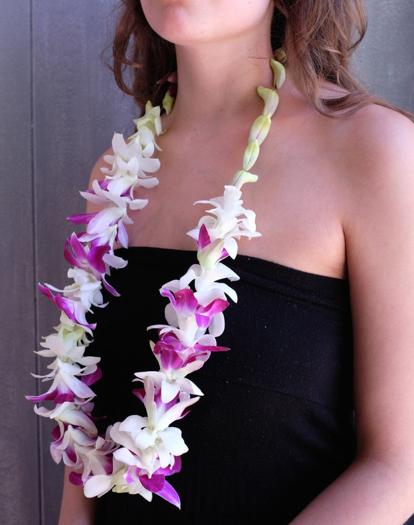 Lei...Tropical Flower Necklace...Hula Favour...Hawaiian Luau Party Costume  Leis | eBay